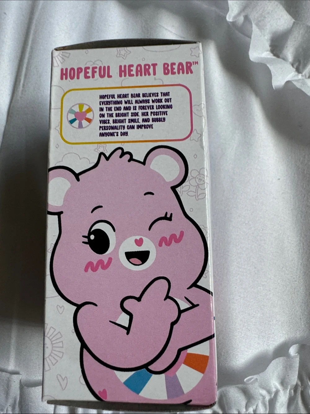 Care Bears mini Plush Lot - Blue, Pink, Green (Boxed Characters)
